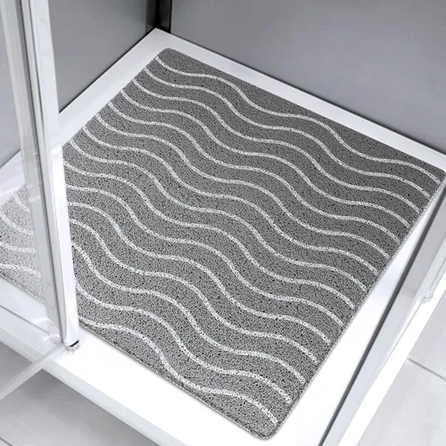 Miniatura 10 de Tapete de ducha antideslizante grande tapete de bañera antideslizante de 24 x 32 pulgadas, tapete de ducha de lufa para ducha interior, almohadilla