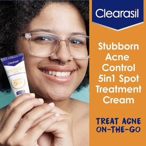 Miniatura 5 de Clearasil Stubborn Acne Control 5en1 Crema de Tratamiento Localizado, 1 oz