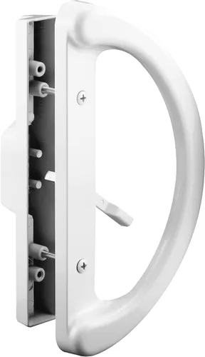 Miniatura 2 de PRIME-LINE C 1225 - Juego de manijas de puerta corrediza de patio y cerradura de embutir E 2014 – Proyección de pestillo de gancho ajustable