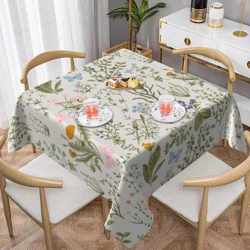 Miniatura 20 de BETGINY 4th of July Tablecloth Square 60x60 Inch,White Red Blue Patriotic Stars Table Cloth,Stain Resistance Polyester American Independence Day