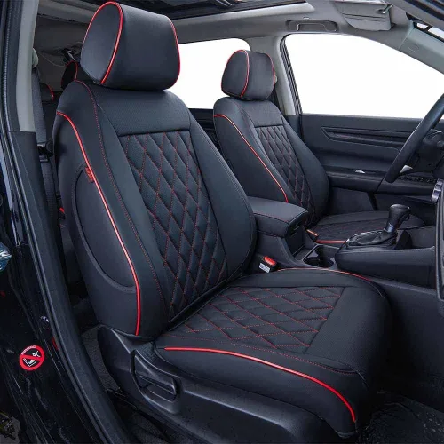 Miniatura 7 de EKR Fundas de asiento CRV de ajuste personalizado para Honda CRV 2015 2016 Juego completo de funda de asiento para SUV, protectores de asiento