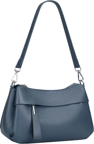 Miniatura 41 de Over Earth Genuine Leather Crossbody Bags for Women Small Hobo Handbags Shoulder Purses with 2 Detachable Straps