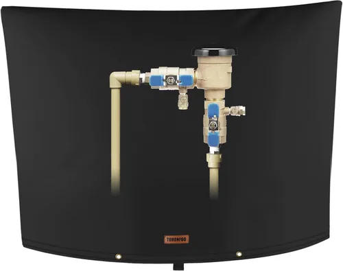 Miniatura 14 de TOHONFOO Cubierta aislante de tubería para prevención de reflujo (5 °F) – Bolsa aislada para válvula de riego – Cubierta de bomba de pozo de agua
