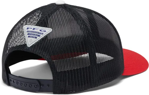 Miniatura 496 de Columbia - Gorra de malla con bandera con árboles unisex para adultos, corona alta