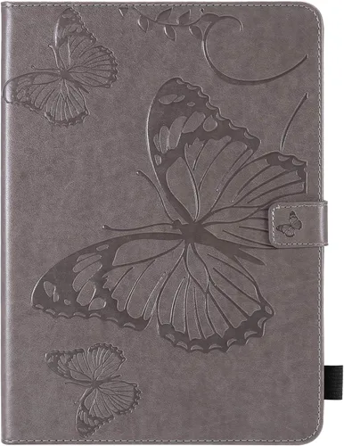 Miniatura 13 de Funda tipo folio para iPad Pro de 11 pulgadas 2018-2022, iPad Air de 11 pulgadas y 10.9 pulgadas, Techcircle Butterfly en relieve, funda inteligente