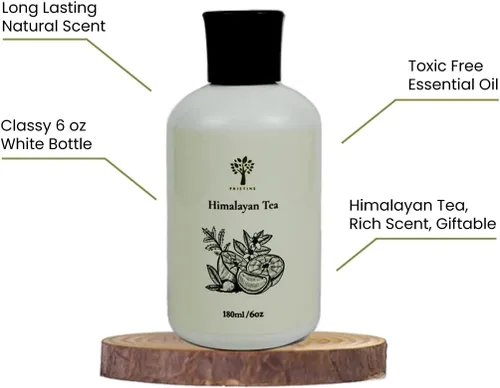Miniatura 4 de PRISTINE Difusor de aroma inspirado en el Himalayan Tea/Westin Hotel con varilla de caña gratis Difusores de varillas de fragancia fresca