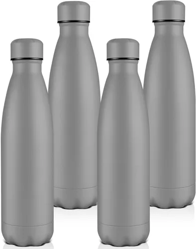 Miniatura 9 de Volhoply Botellas de agua aisladas de 25 onzas, paquete de 1/2/4, termo de acero inoxidable de doble pared que mantiene el frío y el calor, botella