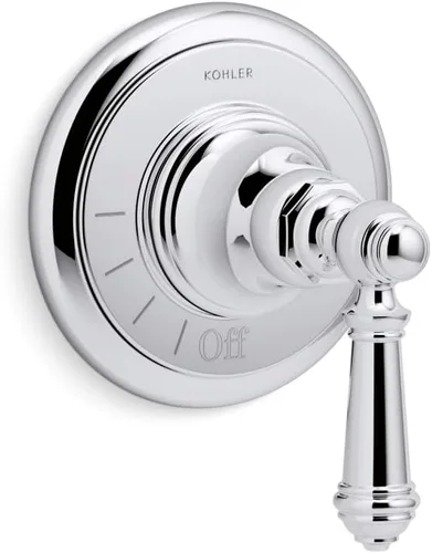 Miniatura 2 de KOHLER T72771-4-BL Artifacts Mastershower Control de volumen válvula de ajuste con palanca de manija, negro mate