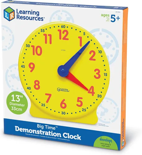 Miniatura 7 de Learning Resources – Reloj de estudiante Big Time, 12 horas