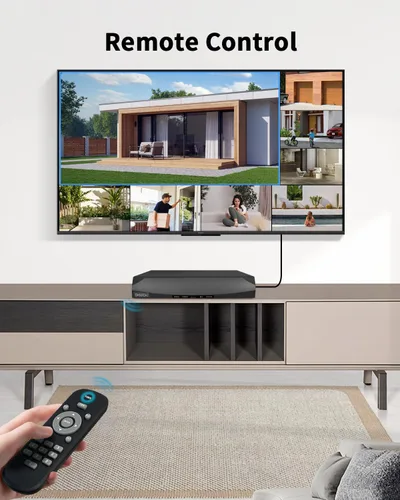 Miniatura 8 de Sistema de cámara de seguridad para exteriores con cable 4K Ultra HD y visión nocturna IR de 100 pies, cámaras POE para seguridad del hogar, kit