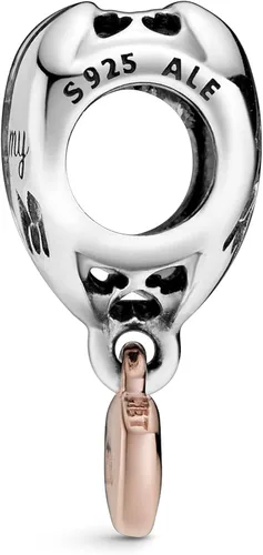 Miniatura 3 de PANDORA Jewelry Love You Mom - Dije de corazón para mujer, collar o pulsera para mujer, regalo para mamá, plata de ley y chapado en oro rosa de 14