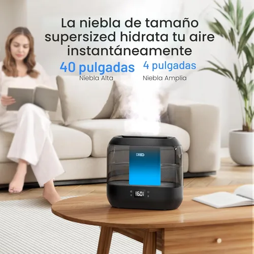 Miniatura 5 de Dreo Humidificadores inteligentes para dormitorio, humidificador supersized de gran tamaño de 4 L de llenado superior para habitación grande con 28