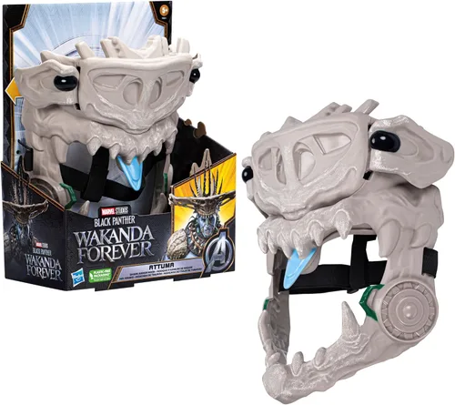 Miniatura 2 de Marvel Studios' Black Panther: Wakanda Forever Attuma Shark Armor Mask Juguete de juego de rol con función de expansión Hammerhead
