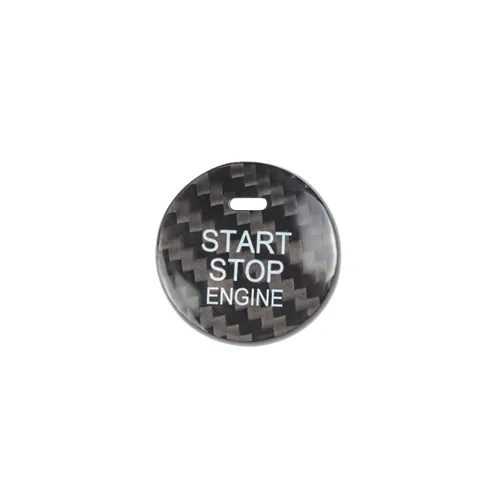 Miniatura 2 de Adhesivo negro para interruptor de arranque de encendido para Mazda 3 Axela para Mazda 6 Atenza CX-3 CX-4 CX-5 CX-8 MX-5 Cubierta de botón de motor