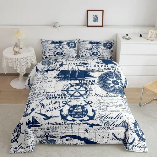 Miniatura 9 de jejeloiu Juego de edredón con patrón de corona, edredón estampado King y Queen para niños y adolescentes, juego de ropa de cama moderno de arte