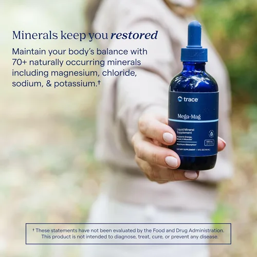 Miniatura 6 de Trace Minerals Mega-Mag - Suplemento de magnesio líquido para vitalidad y apoyo energético - Salud muscular, ósea y nerviosa - Gotas diarias