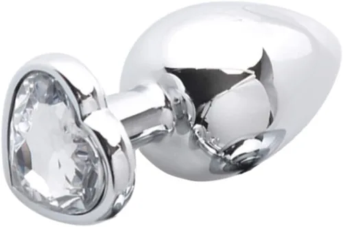 Miniatura 4 de Kit de entrenamiento anal tapón anal con diferentes tamaños, 3 piezas, juguetes sexuales anales con base de joyería en forma de corazón
