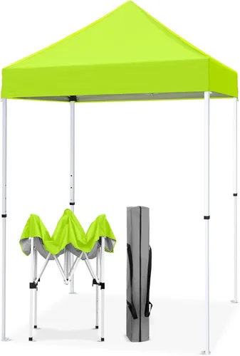 Miniatura 29 de EAGLE PEAK Toldo instantáneo de 5 x 5 con paneles de pared de 4 lados, pequeña tienda de campaña portátil desplegable con bolsa de transporte