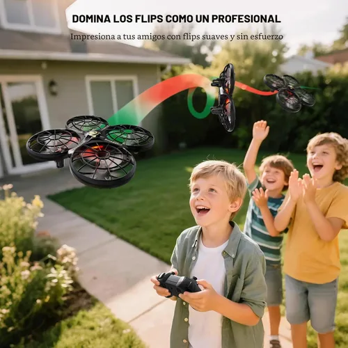 Miniatura 6 de SYMA Drone para niños de 8 a 12 años con evitación automática de obstáculos, 20 minutos de tiempo de vuelo (2 baterías), volteos 360° con un botón