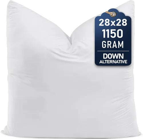 Miniatura 30 de Utopia Bedding Juego de 1 almohada (1 unidad, color blanco) – Almohadas alternativas de plumón de 12 x 20 pulgadas para cama, sofá y sofá, almohada