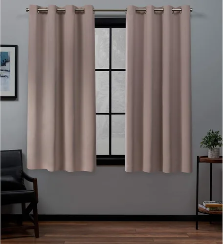 Miniatura 11 de Exclusive Home Curtains - Par de paneles de cortinas, modelo Academy, con ojales para bloqueo total de luz Blanco
