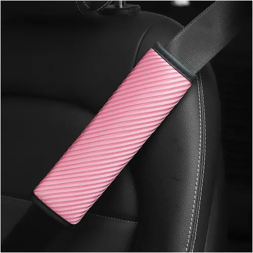 Miniatura 8 de AUCELI 2 fundas para cinturón de seguridad para automóvil, correas transpirables para cinturón de seguridad que ayudan a proteger tu cuello