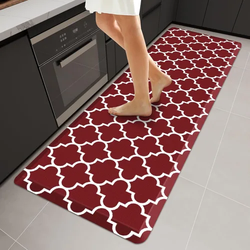 Miniatura 31 de WISELIFE - Tapete antifatiga para piso de 4/5 pulgadas, tapete de cocina antideslizante, impermeable, resistente, ergonómico, cómodo, duradero
