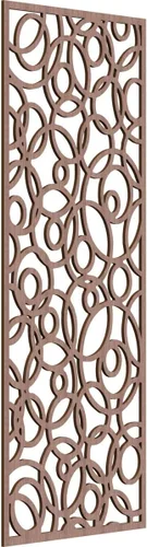 Miniatura 25 de Latrobe Paneles de pared decorativos de madera con calado, 9 3/8 pulgadas de ancho x 24 3/8 pulgadas de alto x 3/8 de alto, roble rojo rojo (Red Oak)