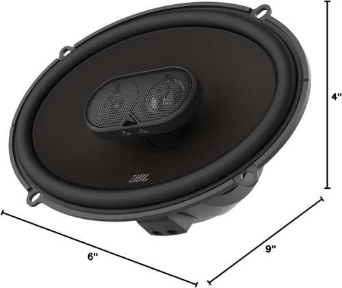 Miniatura 8 de JBL Sistema de altavoces de audio para automóvil multielemento elevador de 6" x 9", color negro