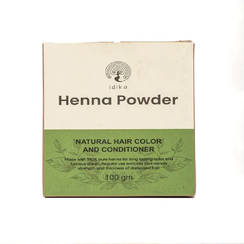 Polvo de henna para cabello | Polvo de hojas de henna 100% naturales y herbales | Solución orgánica para teñir el cabello | Mujeres y hombres |