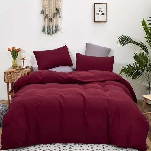 Miniatura 15 de CLOTHKNOW Juego de edredón a rayas tamaño King de 3 piezas, juego de edredón negro y blanco, edredón suave de estilo granja con 2 fundas de almohada