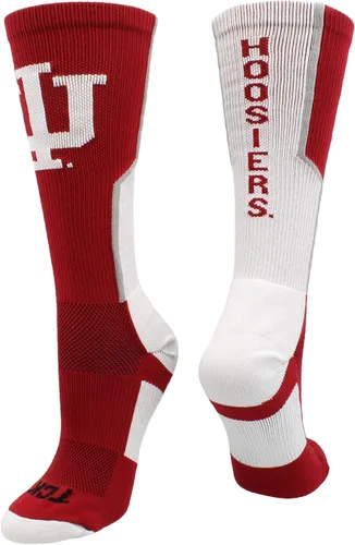 Miniatura 5 de TCK NCAA Perimeter Crew Socks, calcetines deportivos de equipo de rendimiento atlético para hombres y mujeres, absorben la humedad, con licencia