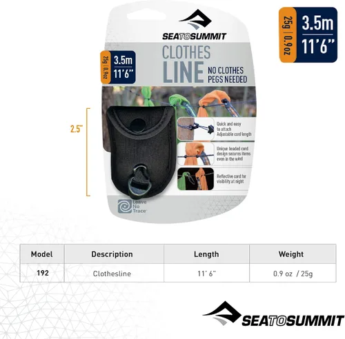 Miniatura 3 de Sea to Summit Lite Line, tendedero de camping y viaje