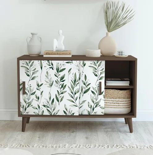 Miniatura 7 de Papel tapiz autoadhesivo para despegar y pegar, papel de pared de hojas verdes, papel de contacto moderno, extraíble, autoadhesivo para baño