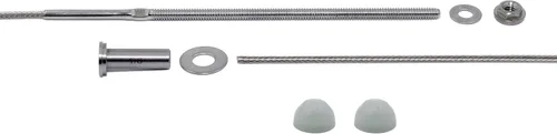 Miniatura 9 de 1/8" Cable Railing Kit for Wood Posts – 5 Ft Length – 316 Stainless Steel – No Crimping Required, Easy Install Deck Railing – No End Caps
