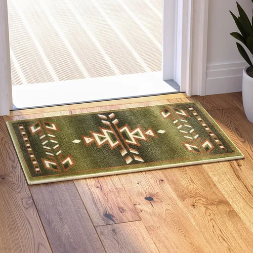 Miniatura 14 de Masada Masada Rugs Southwest - Alfombra nativa americana de 2 x 3 pies, color azul