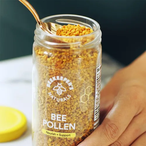 Miniatura 7 de Beekeeper's Naturals - Gránulos de polen de abeja 100% crudos, enzimas naturales preservadas, fuente de vitamina B, minerales, aminoácidos