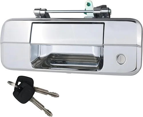 Miniatura 6 de Osompar Manija exterior del portón trasero con cilindro de cerradura con llave para Toyota Tundra 2007-2013 Reemplaza 69090-0C040 690900C040 81213