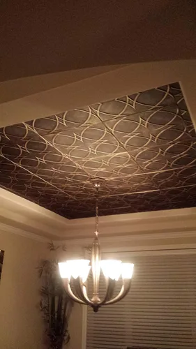 Miniatura 6 de A La Maison Ceilings R82 - Azulejos de techo de espuma con pegamento (256 pies cuadrados/caja), paquete de 96, color blanco liso blanco simple