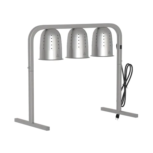 Miniatura 8 de Calentador comercial negro de la comida, 500W, 120V, aluminio, altura ajustable