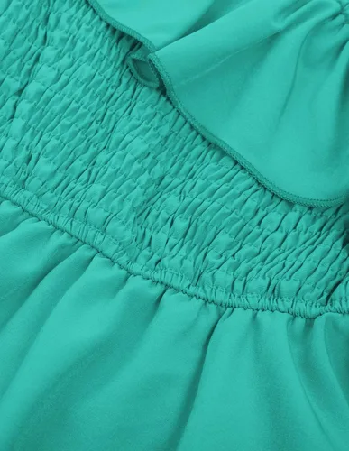 Miniatura 9 de Danna Belle Vestido de fiesta de verano para niñas, con un hombro, volantes, escalonado, ropa de regalo, tallas 5-14