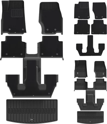 Miniatura 19 de 3W Forro de carga de ajuste personalizado para Jeep Wrangler 4XE 2021 2022 2023 2024 2025 híbrido de 4 puertas (No JL ni JK), tapete de maletero