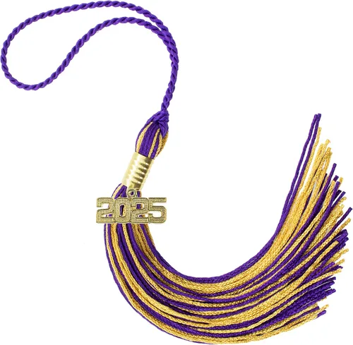Miniatura 524 de Borla de graduación Aqua 2022, todos los colores escolares disponibles, fabricada en Estados Unidos