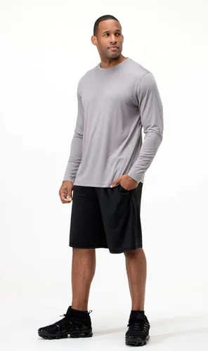 Miniatura 4 de DEVOPS 2 Pack Men's Sun Protection Shirts UV SPF UPF 50+ Long Sleeve Rash Guard Fishing Running Quick Dry Lightweight