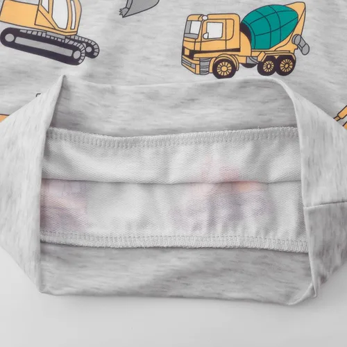Miniatura 5 de Akyzic Sudaderas de algodón con cuello redondo para niños pequeños, camisetas de manga larga con diseño de dinosaurio, camisetas 2-8T
