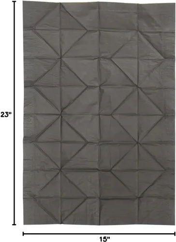 Miniatura 6 de Servilletas de cena de origami en forma de estrella en color negro (desechables), paquete de 12, 23 x 15 pulgadas, papel de 3 capas, nombre