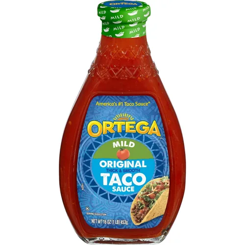 Salsa para Tacos Ortega Original, Suave, 16 Onzas