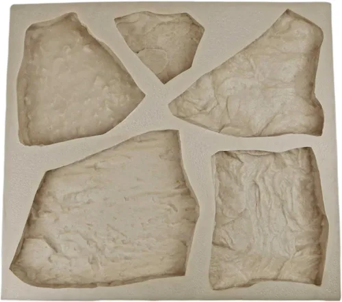 Miniatura 5 de Molde de goma de piedra de chapa para hormigón o yeso, planos de piedra de campo, versión 1, 22.75 x 20.5