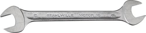 Miniatura 17 de Stahlwille 40032022 Llaves dobles de extremo abierto, motor n.º 10, tamaño 0.787 x 0.866 in, ángulo de desplazamiento de 15 grados, métrico, grado