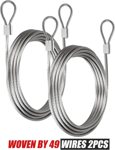Miniatura 2 de Kit de accesorios para vela con cuerda de alambre de acero inoxidable 304 para cuadrado/rectangular/triángulo, kit de accesorios para toldo de vela